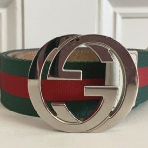 Authentic Gucci Double G belt size 32/34